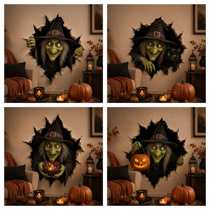 Plonksy™ Halloween Break-In 3D Wall Decals
