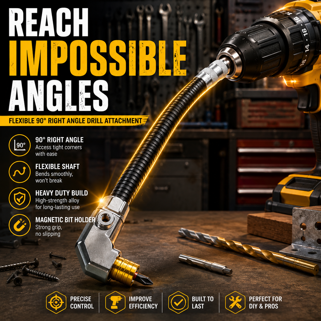 FlexReach™ 90° Drill Adapter