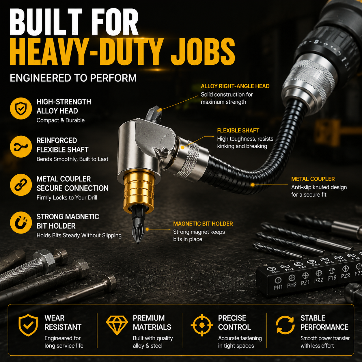 FlexReach™ 90° Drill Adapter