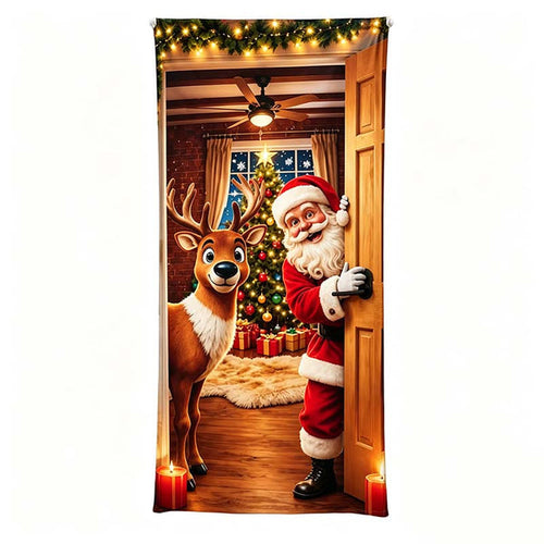 Plonksy™ SantaWrap – Reusable Christmas Door Cover