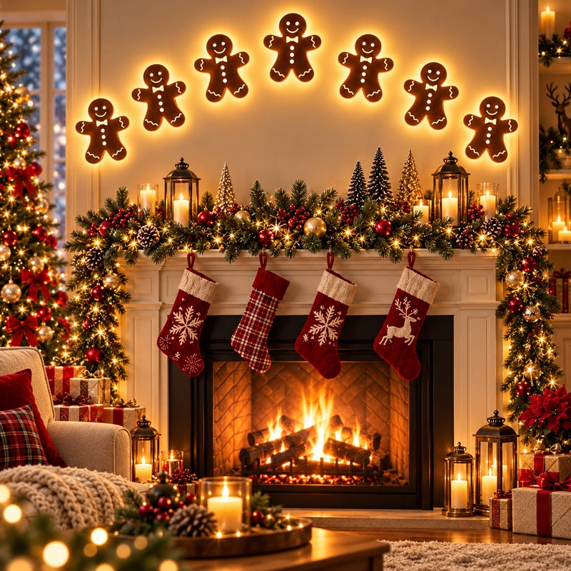 Plonksy™ SantaGlow – LED Christmas Wall Decor