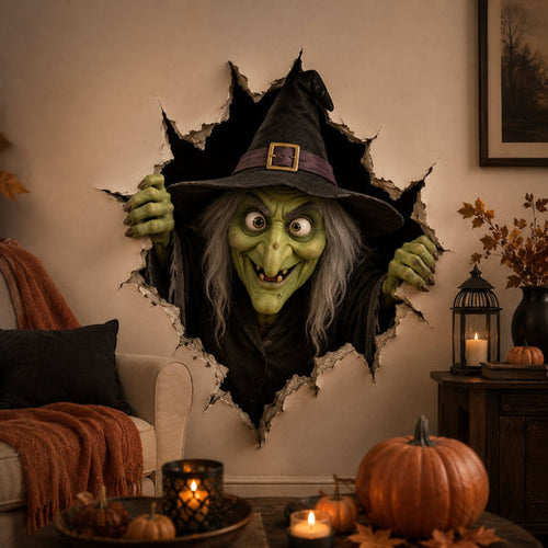 Plonksy™ Halloween Break-In 3D Wall Decals