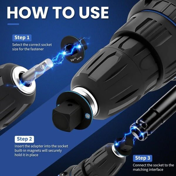Plonksy™ DriveMatch Pro – Low-Profile Impact Socket Adapter Set