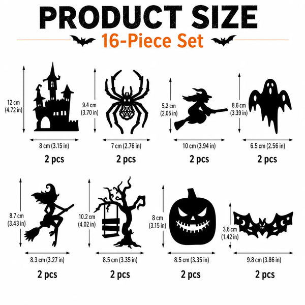 Plonksy™ Halloween Glow Silhouettes