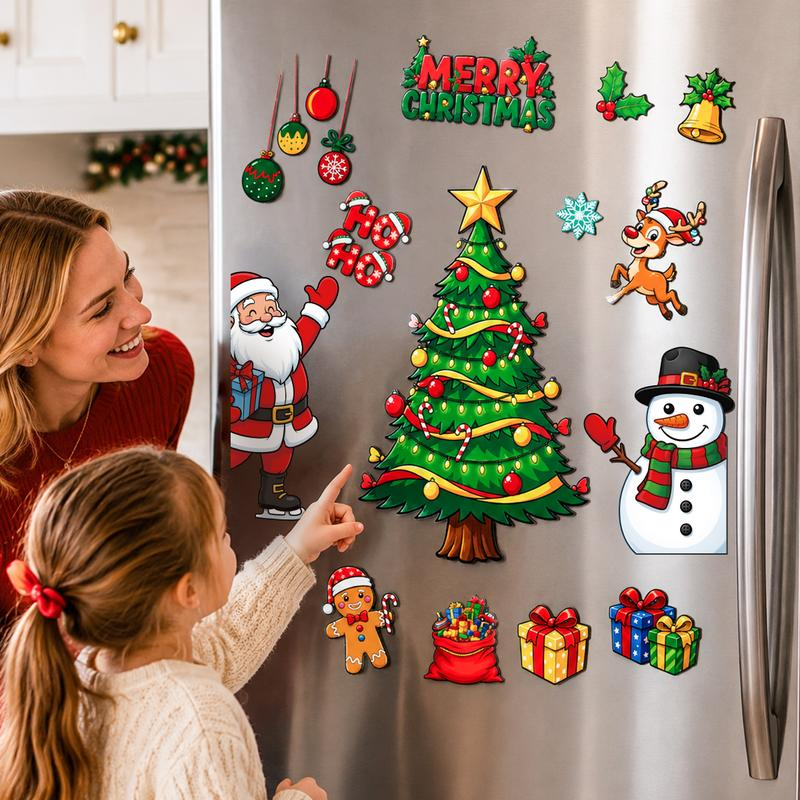 JollyFridge™ Christmas Magnet Set