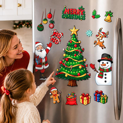 JollyFridge™ Christmas Magnet Set