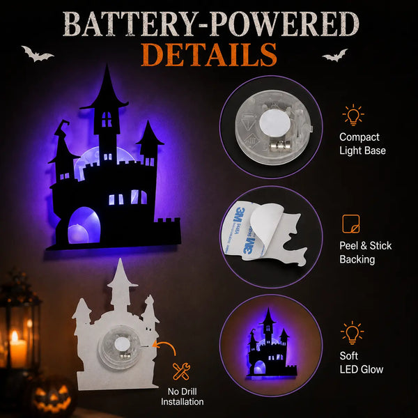 Plonksy™ Halloween Glow Silhouettes