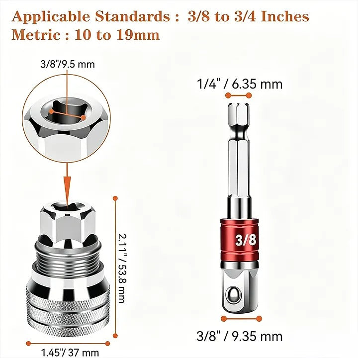 Plonksy™ 6-Jaw Adjustable Socket