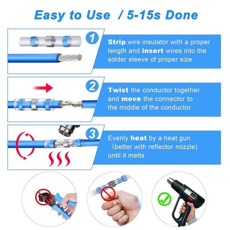 Plonksy™ Solder Seal Wire Connector Kit