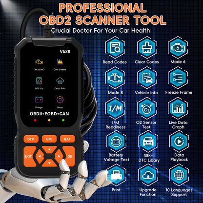 V520 OBD2 Scanner for Cars