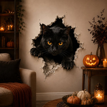 Plonksy™ Halloween Break-In 3D Wall Decals