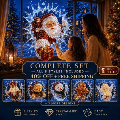 MerryBurst™ 3D Christmas Window Decal
