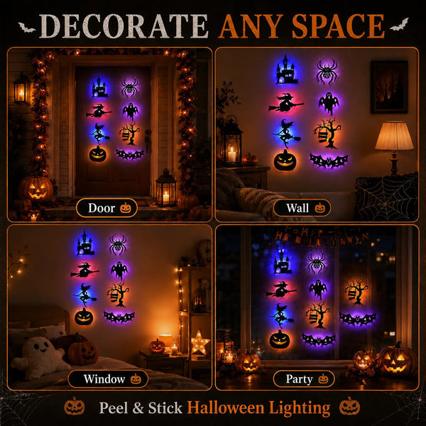 Plonksy™ Halloween Glow Silhouettes