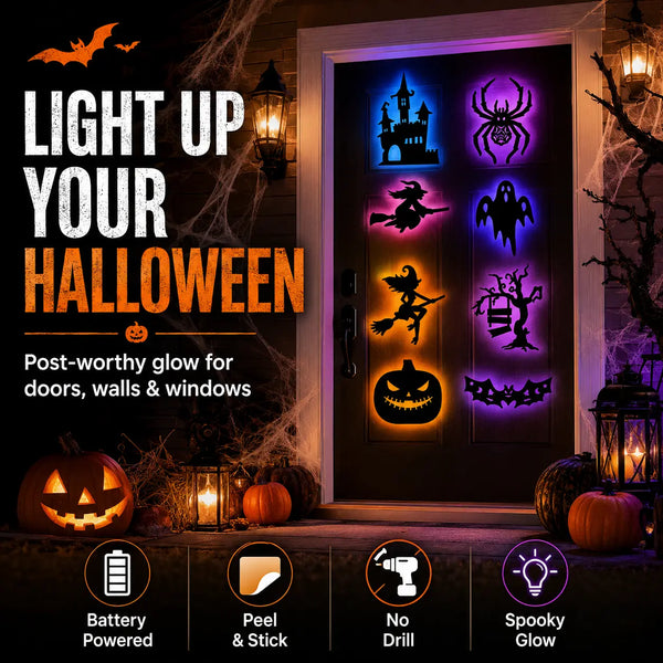 Plonksy™ Halloween Glow Silhouettes
