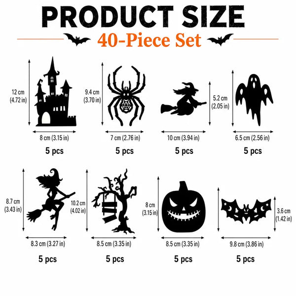 Plonksy™ Halloween Glow Silhouettes