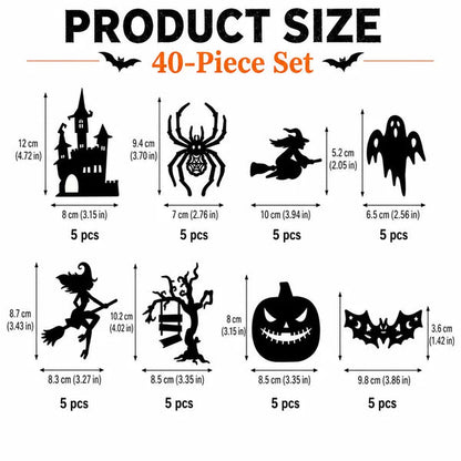 Plonksy™ Halloween Glow Silhouettes