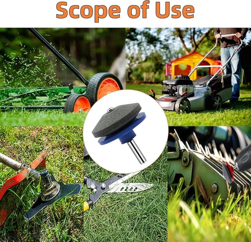 Plonksy™ Drill-Powered Mower Blade Sharpener