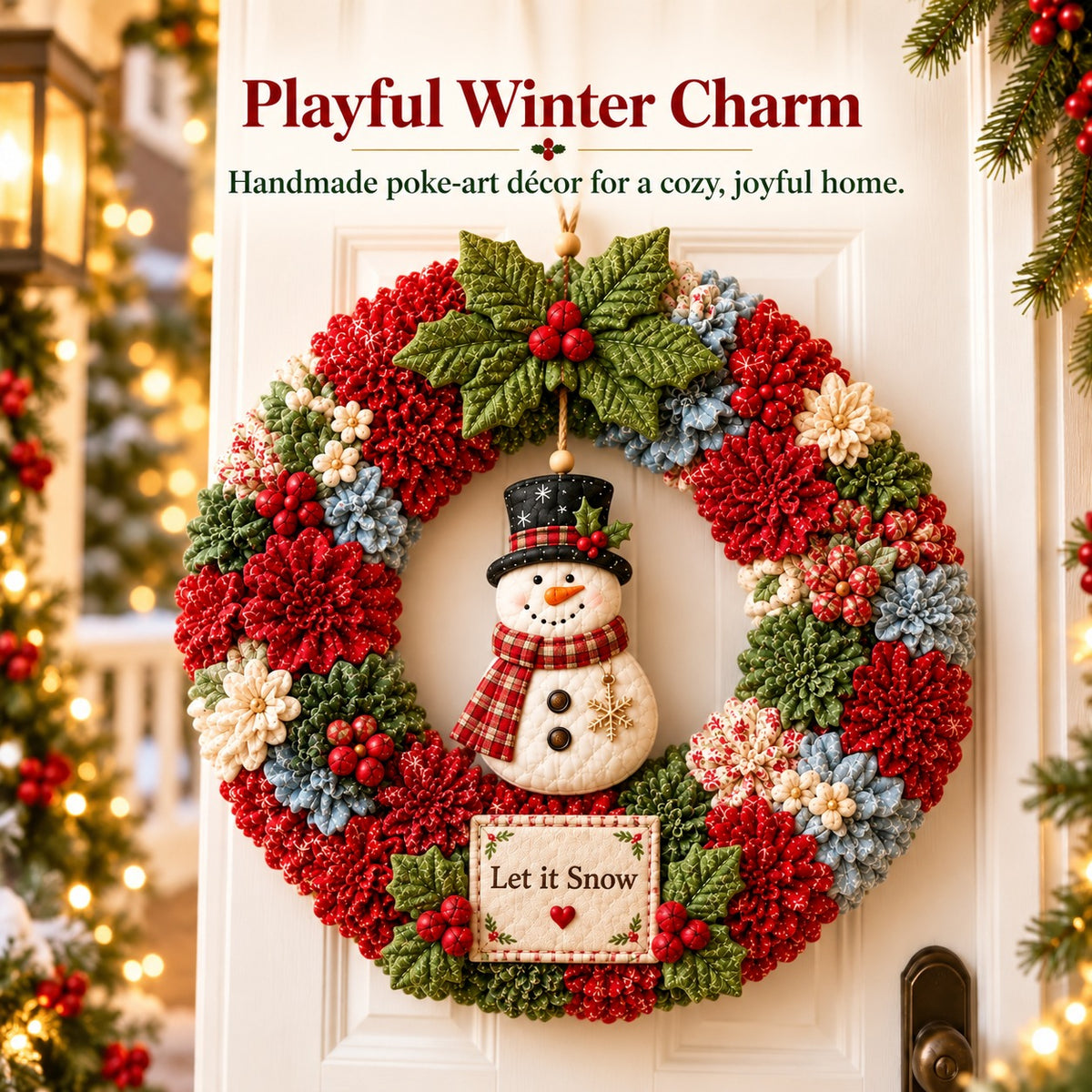 TuckJoy™ 3D Fabric Wreath Kit