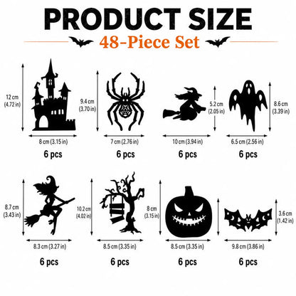 Plonksy™ Halloween Glow Silhouettes