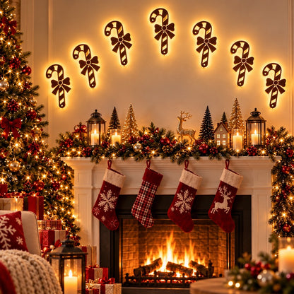 Plonksy™ SantaGlow – LED Christmas Wall Decor