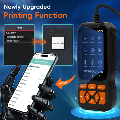 V520 OBD2 Scanner for Cars