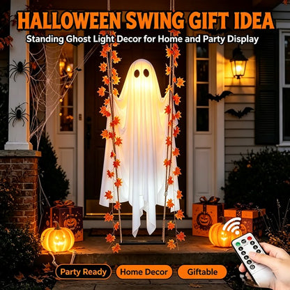 Plonksy™ 5FT Glowing Swing Ghost