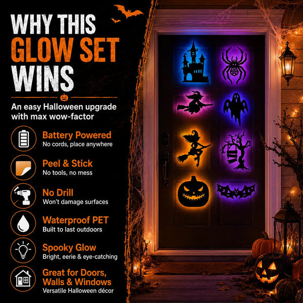 Plonksy™ Halloween Glow Silhouettes