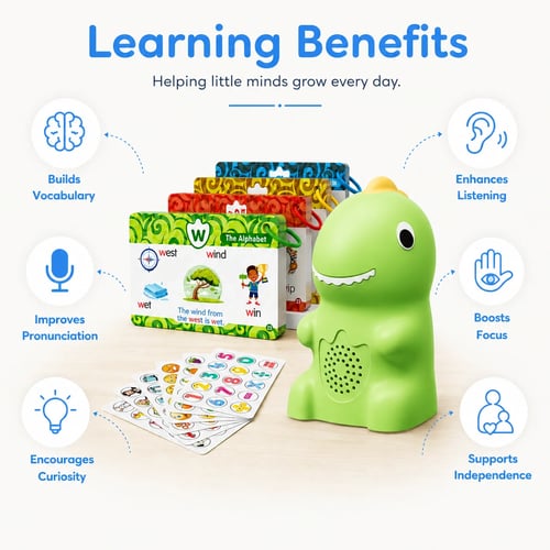 DinoTalk™ Montessori Talking Flash Cards