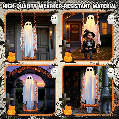 Plonksy™ 5FT Glowing Swing Ghost