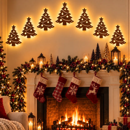 Plonksy™ SantaGlow – LED Christmas Wall Decor