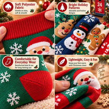 Plonksy™ SockJoy – 24-Day Christmas Sock Advent Calendar