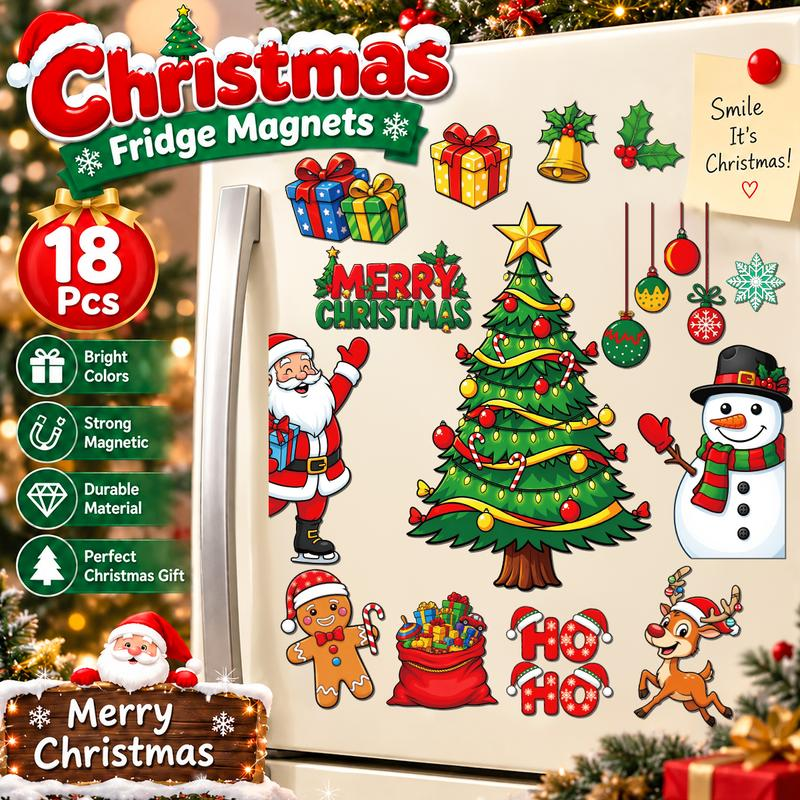 JollyFridge™ Christmas Magnet Set