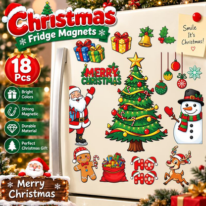 JollyFridge™ Christmas Magnet Set