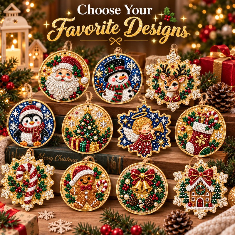 Plonksy™ SparkleCraft Christmas Ornament Kit