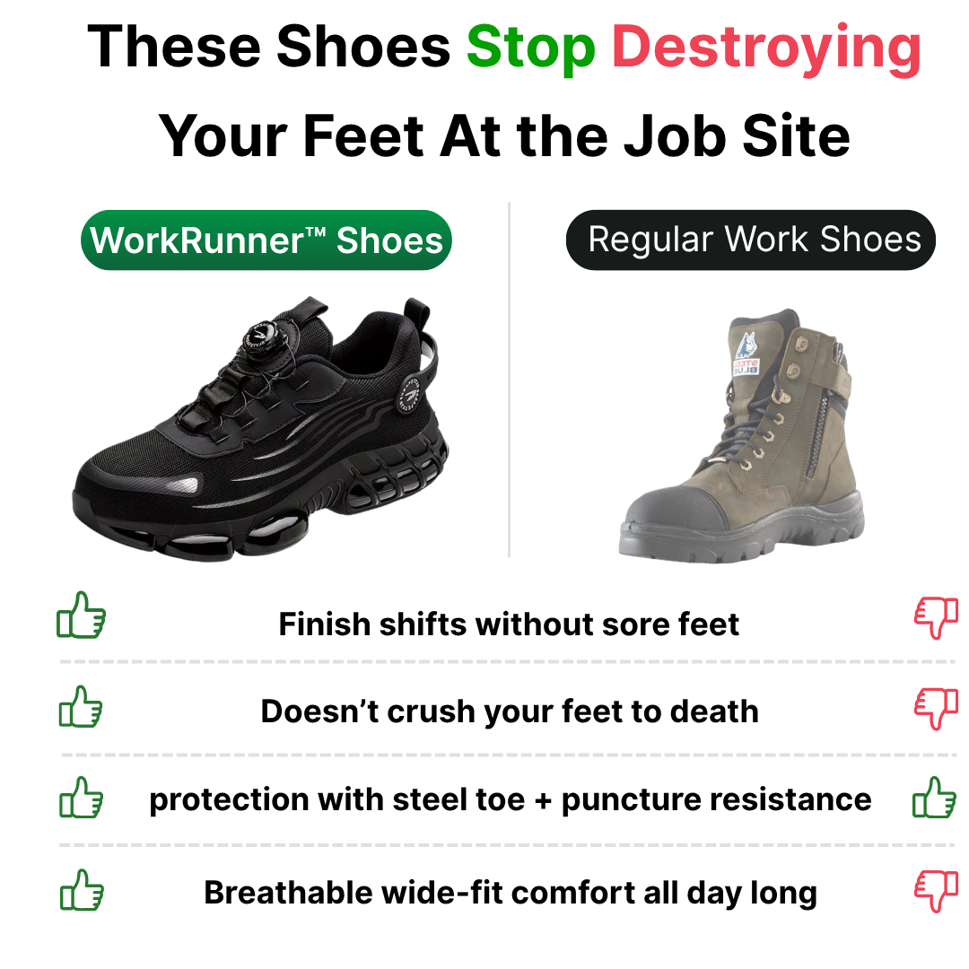 Plonksy™ WorkRunner Construction shoes