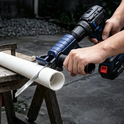 Plonksy™ DrillSaw Pro – Reciprocating Saw Attachment Kit