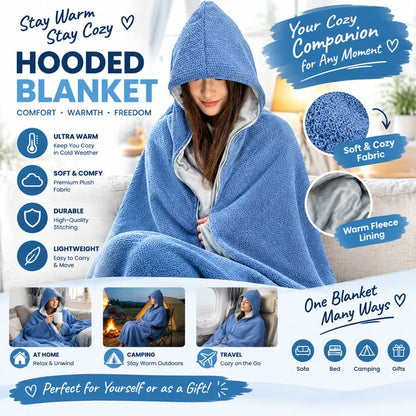 CozyWrap™ Portable Heated Blanket Shawl