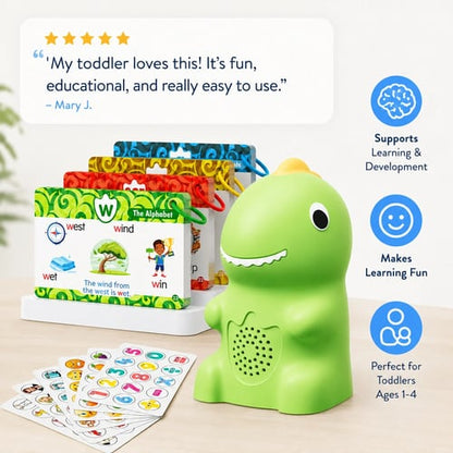 DinoTalk™ Montessori Talking Flash Cards