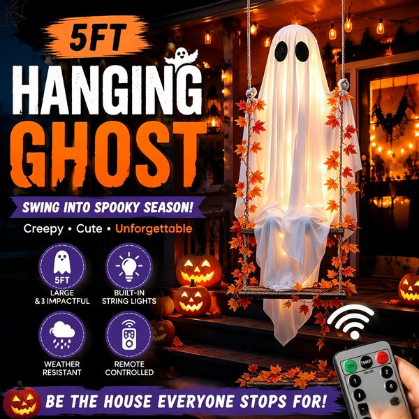 Plonksy™ 5FT Glowing Swing Ghost