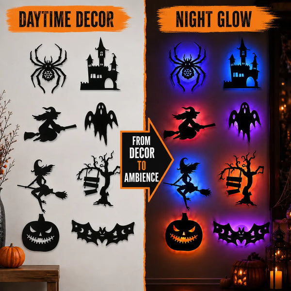 Plonksy™ Halloween Glow Silhouettes