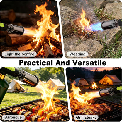 Plonksy™ Powerful Propane Torch – Adjustable Flame & Safety Lock (Tank Not Included)
