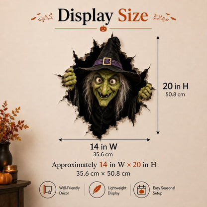 Plonksy™ Halloween Break-In 3D Wall Decals