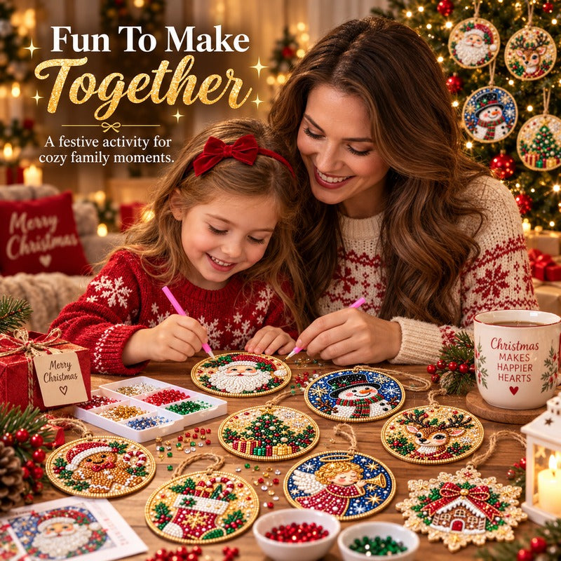 Plonksy™ SparkleCraft Christmas Ornament Kit
