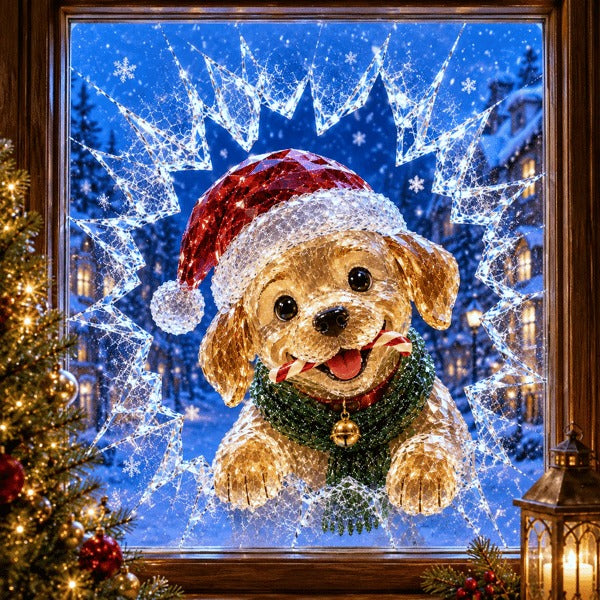 MerryBurst™ 3D Christmas Window Decal
