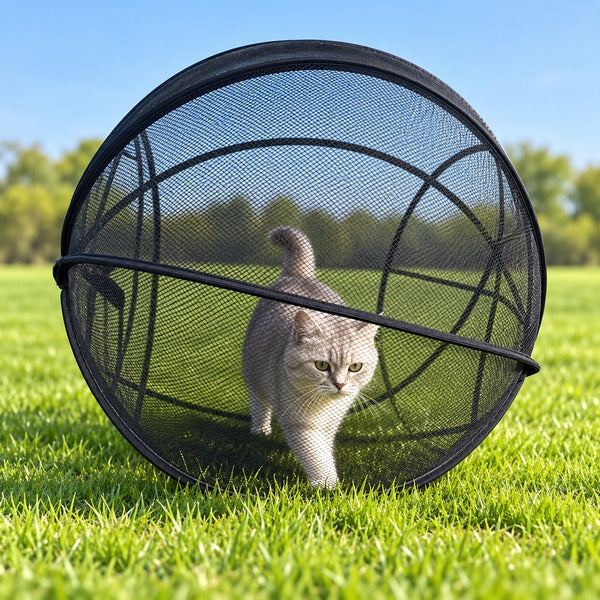 PurrHaven™ Pop-Up Mesh Cat Playpen