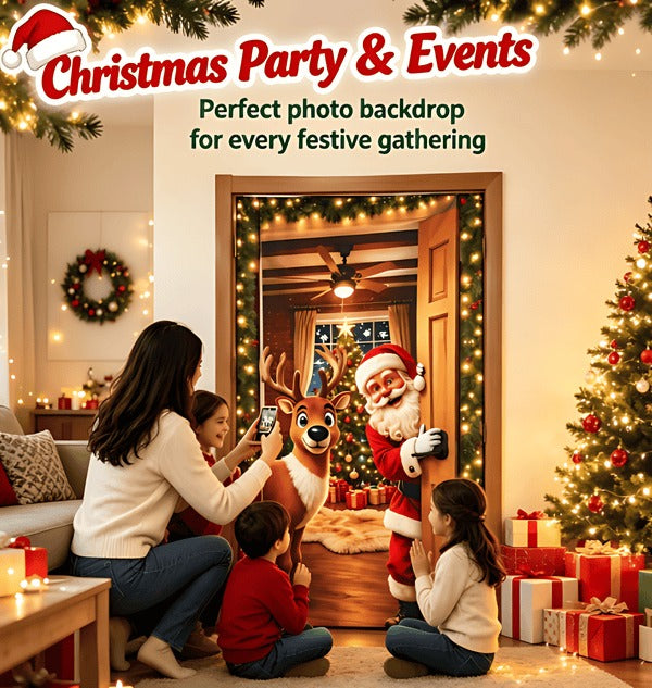 Plonksy™ SantaWrap – Reusable Christmas Door Cover