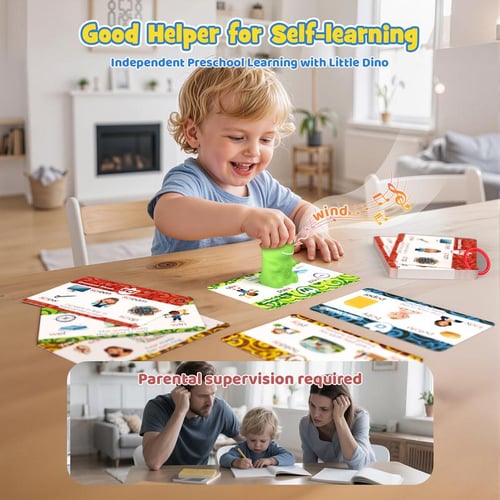 DinoTalk™ Montessori Talking Flash Cards