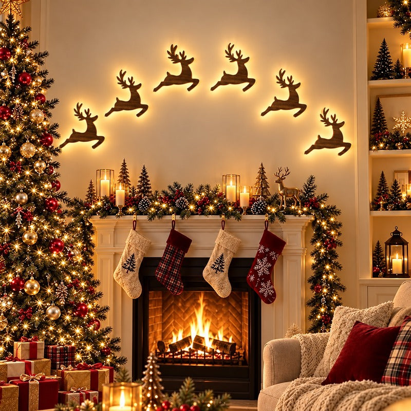 Plonksy™ SantaGlow – LED Christmas Wall Decor