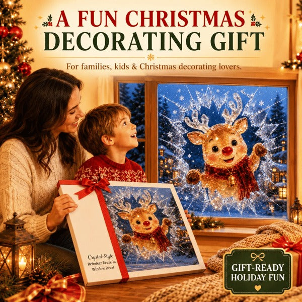 MerryBurst™ 3D Christmas Window Decal