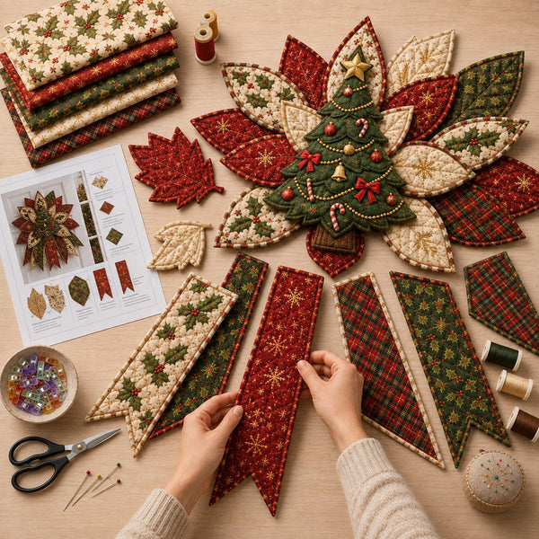 Plonksy™ StitchJoy Christmas Door Hanging Kit